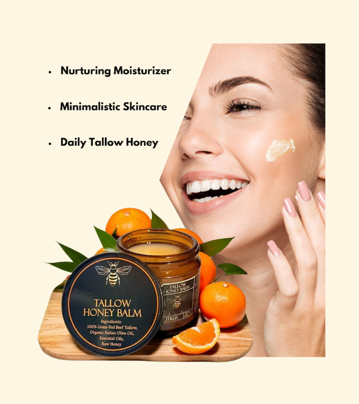 Tallow Honey Balm | Moisturizing Cream For Body Care
